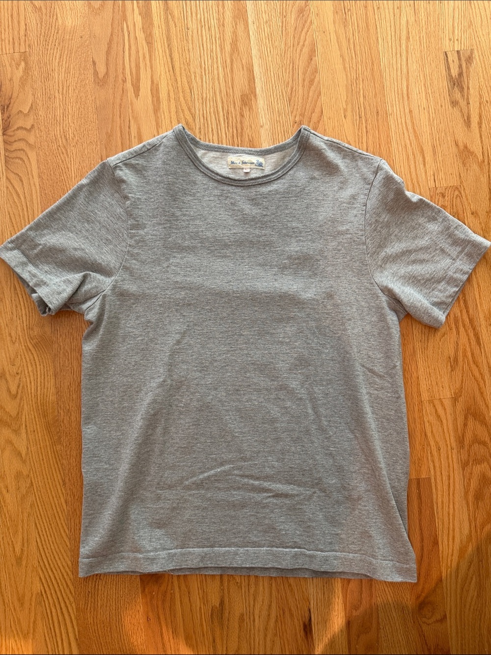 Men's Heather Gray Crewneck Tee - Unbranded